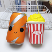 减压玩具仿真可乐奶茶饮料杯PU发泡捏捏乐Squishy儿童摄影道具