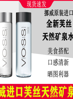 voss进口天然含气苏打矿泉水