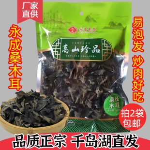 千岛湖特产永成高山珍品桑枝木耳100g黑木耳小碗耳干货炒肉冷盘菜
