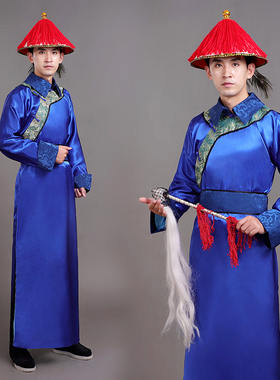 清朝古装宫廷太监公公总管服装汉服甄嬛传年会小品舞台演出服清代