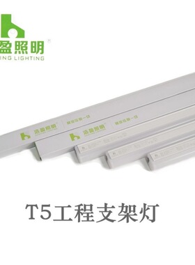 浩盈照明T5一体化支架家用长条LED灯管T8日光省电节能0.6/1/1.2米