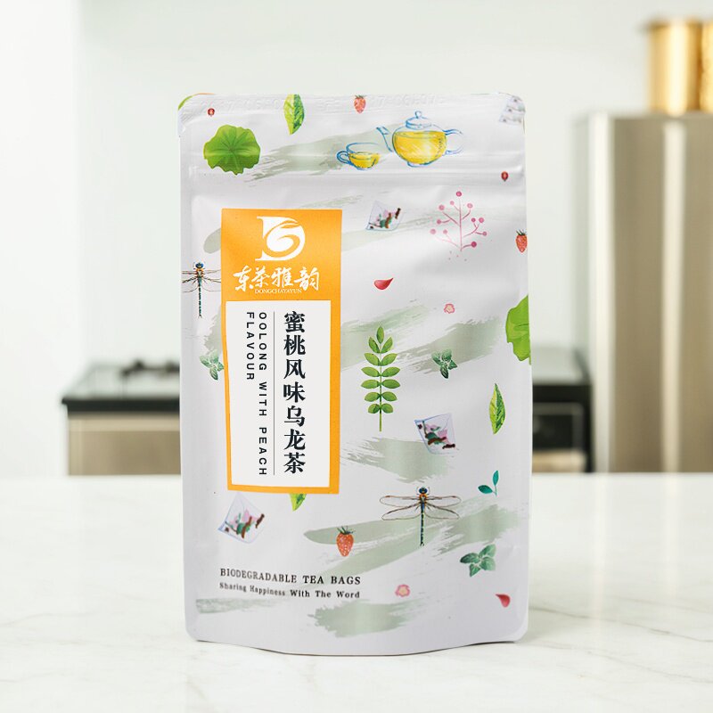 蜜桃乌龙茶叶三角原叶办公茶