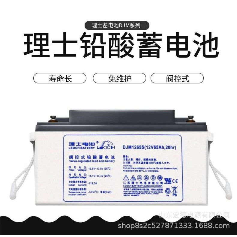 理士电池DJM1265S 不间断电源电池理士12V65AH EPS电源铅酸蓄电池