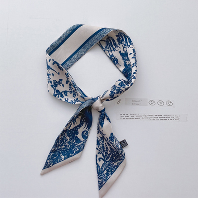 小长条服饰搭配装饰丝巾领巾发带