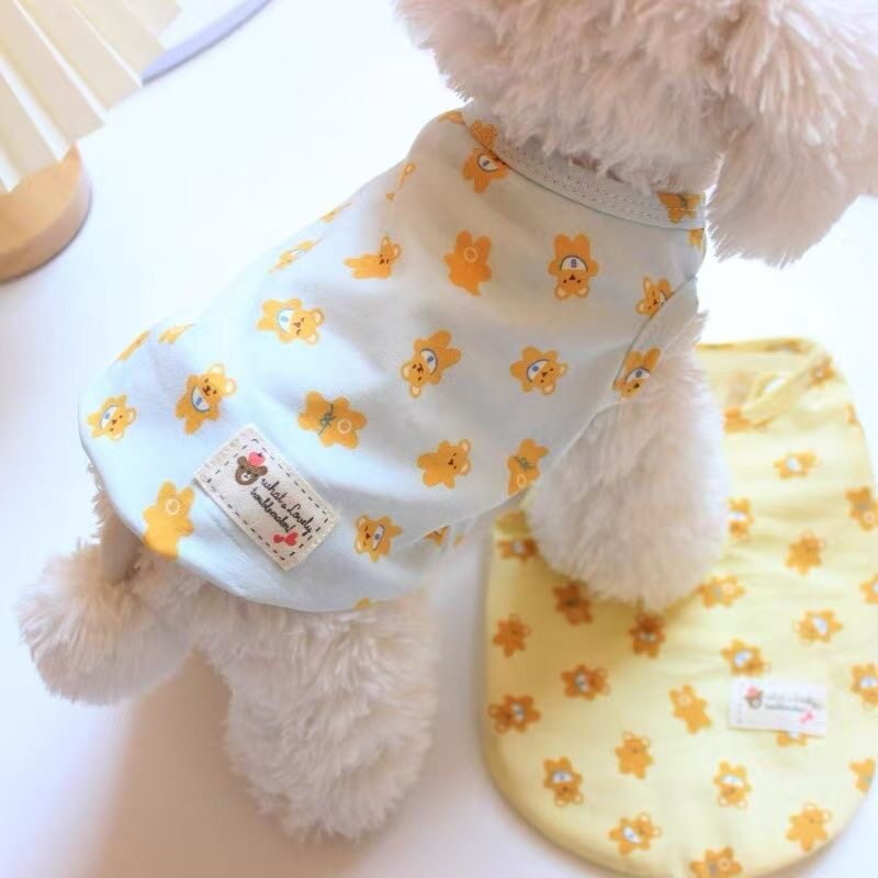 春秋防掉毛猫咪狗狗衣服薄款宠物无袖背心ins泰迪比熊小型犬夏装