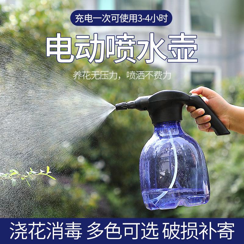 电动喷壶塑料浇花园艺洒水壶喷雾器消毒专用浇水壶洒壶自动喷水壶