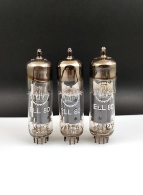 NOS 全新 德国VALVO富豪 lorenz/洛伦兹 ELL80电子管 铜柱 圆环