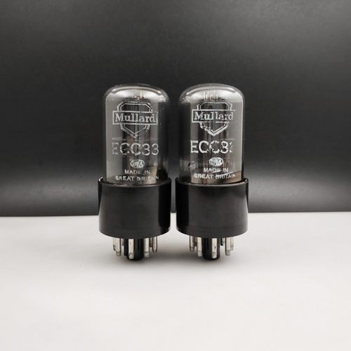 英国碳屏D环ECC33电子管大盾