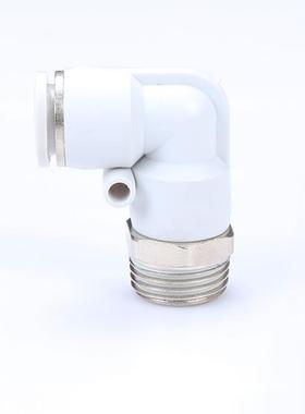 快速接头白色 PL4-M6 M8 M10 M12 16 6 8 10 12 M20 M16气动