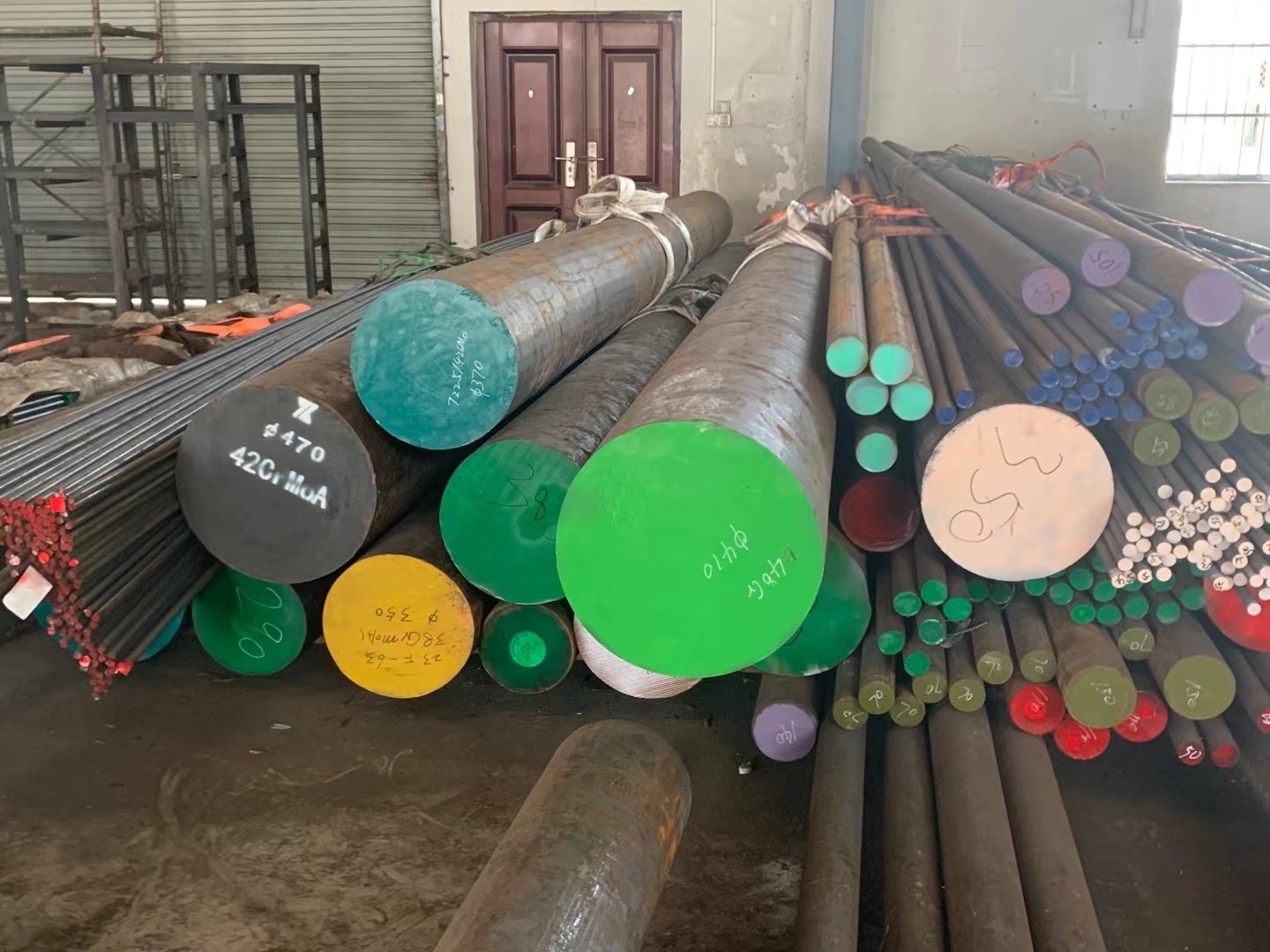 切割 42crmo圆钢gcr15轴承钢20crmnti棒cr12mov模具钢65mn 27simn