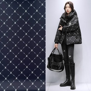 新品高档T400数码印花羽绒服棉服面料布料棉服马甲制衣专用布料