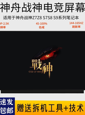 神舟战神 Z7 Z8 Z9 S7 S8/R59 T8 TX9 T-TA5NS/B 笔记本屏幕