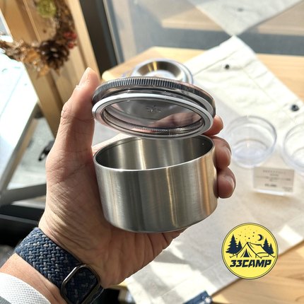 现货日本制snowpeak/雪峰 茶叶罐咖啡罐密封罐零食罐储存罐TW-341