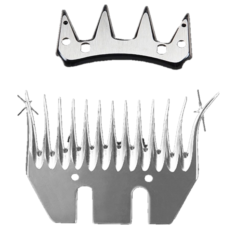 北元BEIYUAN新款电动羊毛剪刀片 9齿13直齿弯齿电推子狗毛剪刀片