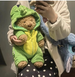 适用jellycat巴塞罗熊衣服巴塞罗那熊衣服娃衣公仔玩偶着替恐龙