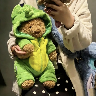 jellycat巴塞罗熊恐龙娃衣着替