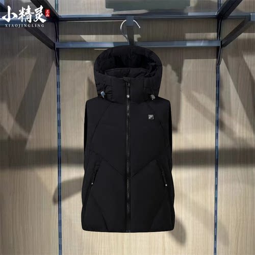 FILA斐乐26年冬季新品女士新品休闲运动羽绒服马甲外套F11W641902