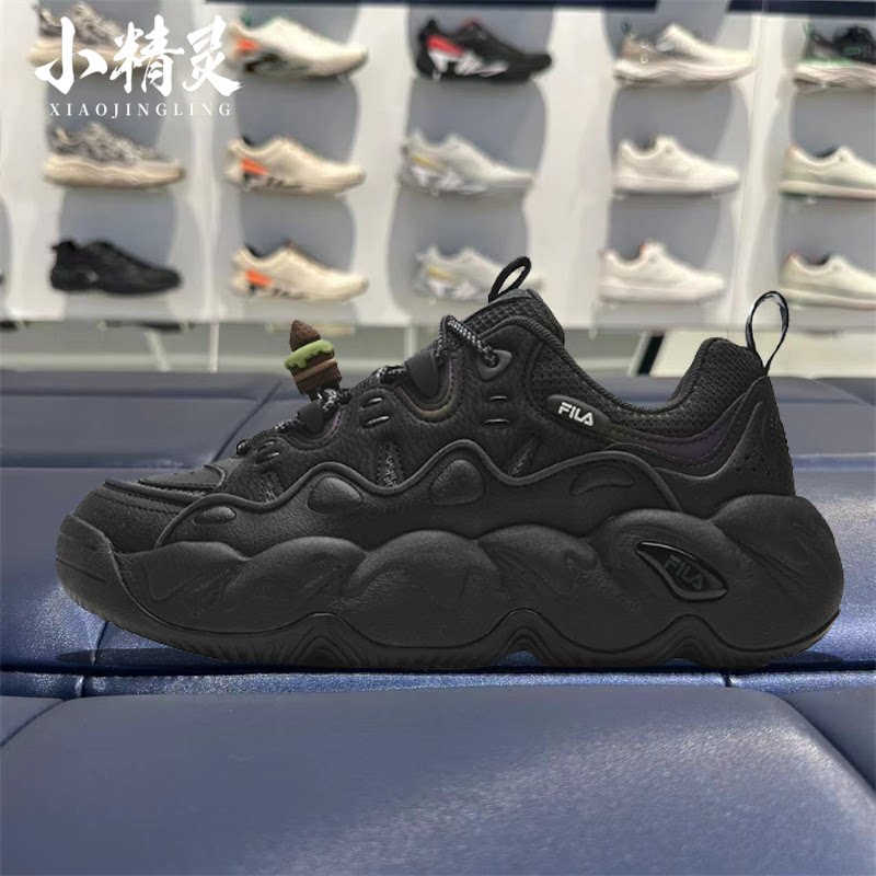 FILA斐乐26年冬季新品男女款慕斯休闲厚底老爹运动鞋F12M/W642119