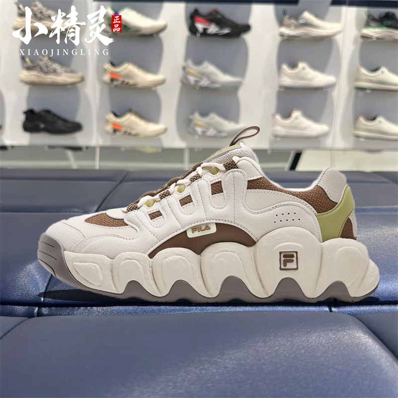 FILA斐乐2025年冬季新品男女款可颂增高休闲运动鞋F12M/W531139