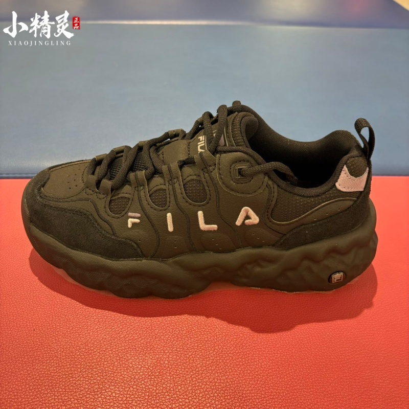 FILA斐乐2025年冬季新品男女款松饼增高休闲运动鞋F12W/M541106