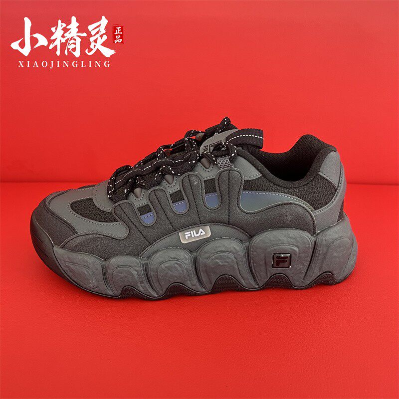 FILA斐乐2024年冬季新品可颂男女款休闲跑步运动鞋子F12W/M441102