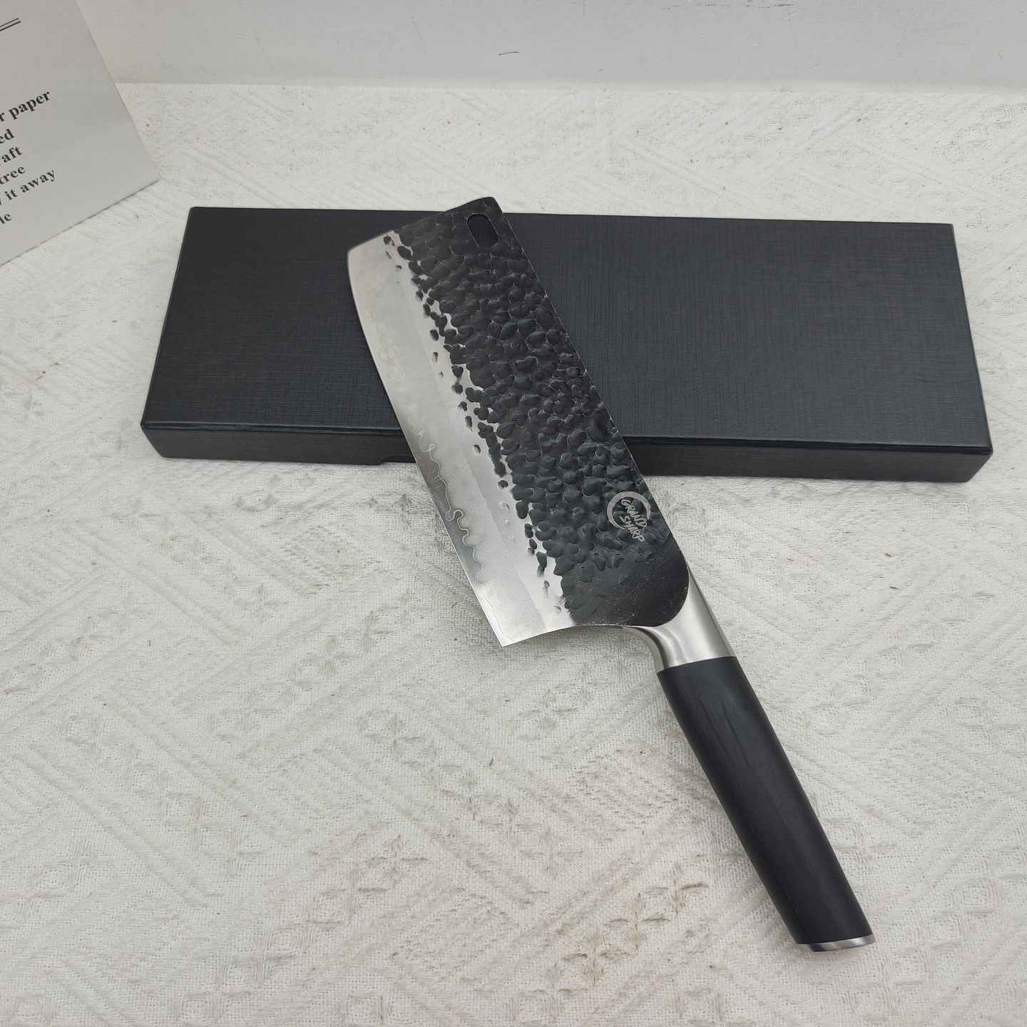 推荐锻打夹钢家用切片切肉刀菜刀夹日本日立SLD钢高硬度非常锋利