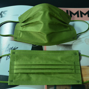 一次性口罩彩色独立包装 香港女士绿色彩色耳绳女高颜值2025新款