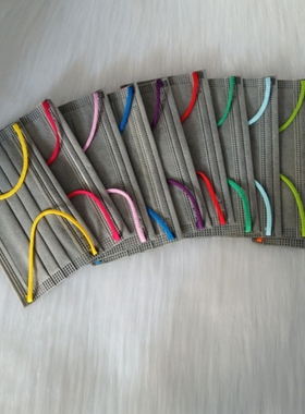 格雷系口罩grey灰色质感罩面撞色耳带高级灰浅灰氛围感高级感春款