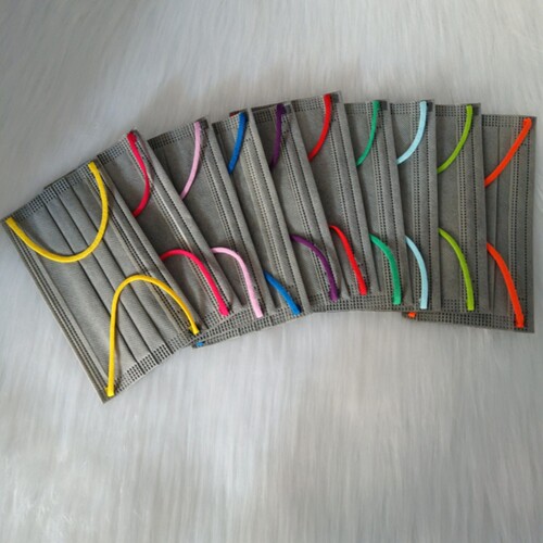 格雷系口罩grey灰色质感罩面撞色耳带高级灰浅灰氛围感高级感春款