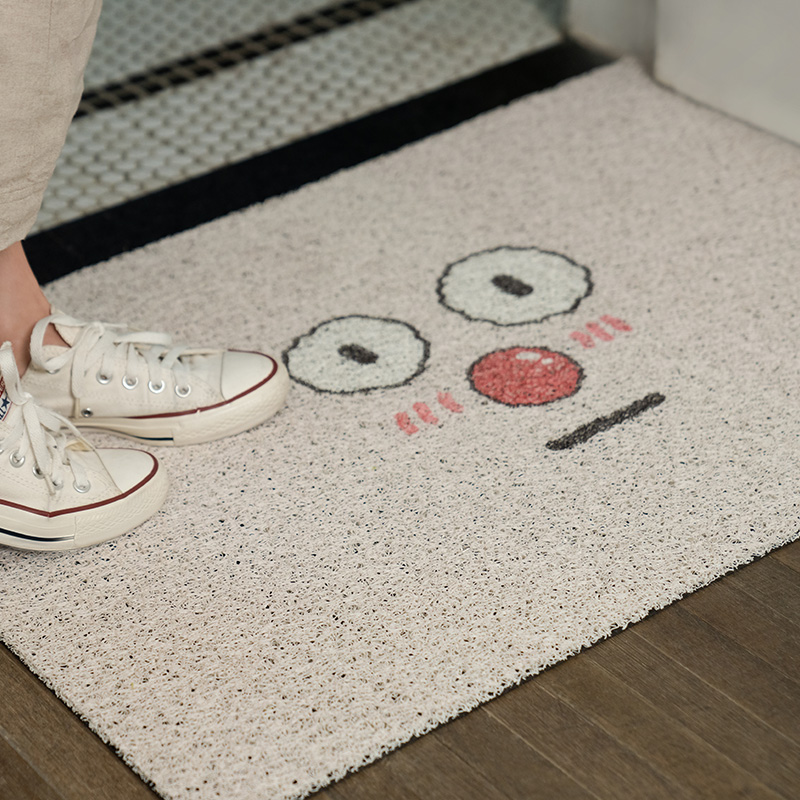 【市集专享】认真玄关大门地垫 进门丝圈脚垫 入户门厅表情地毯