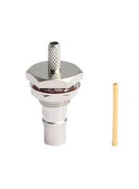 LXC5QL17.1520240808013 接头 （LXC连兴创）QMA母头母针镀镍连接