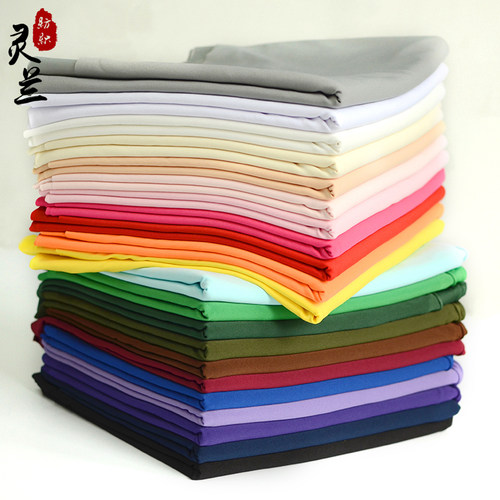 牛奶丝灵兰氨纶涤纶混纺舞台