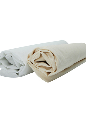 白坯布涤棉纯棉布料全棉画布服装扎染白布设计立裁面料孝布白胚布