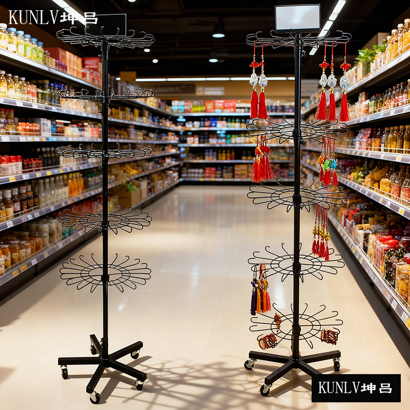 半防盗旋转饰品架手套袜子围巾