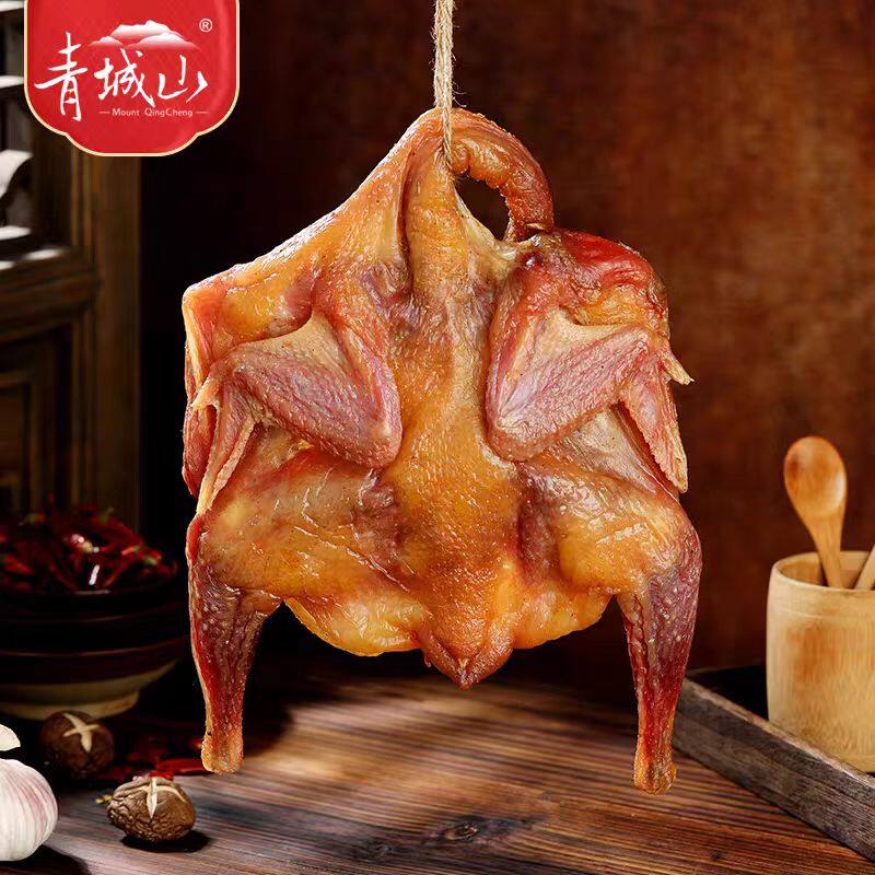 青城山老腊肉跑山鸡760g