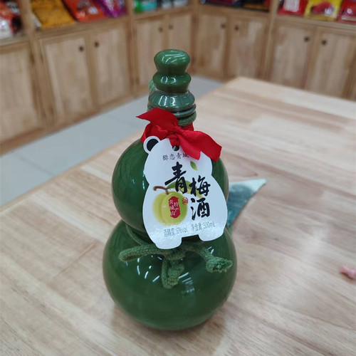 青城山花果酒葫芦瓶青梅酒500ml都江堰樱桃蓝莓黄精猕猴桃果酒