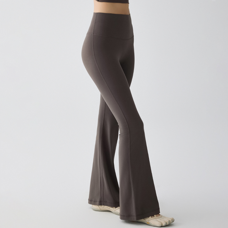 高级户外跑步修身带裸感运动长裤