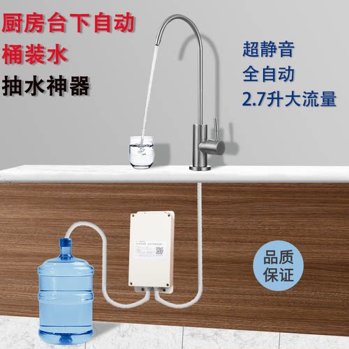 德国进口台下桶装水抽水器电动抽水泵厨房水槽水龙头上水加水吸水