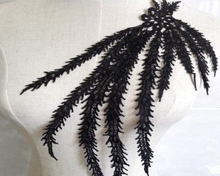 凤尾草领花 水溶牛奶丝蕾丝花边胸花DIY服装衣服上的配件装饰花朵