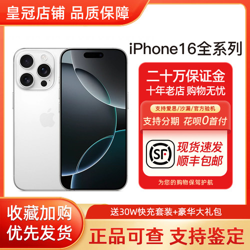 Apple/苹果 iPhone 16 Pro Max全网通双卡国行十六plus新款5G手机