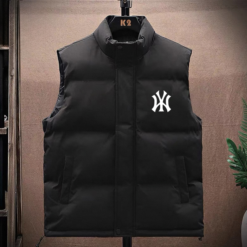防寒棉马甲男士冬季新款潮流立领保暖棉服无袖坎肩冬装马甲外套