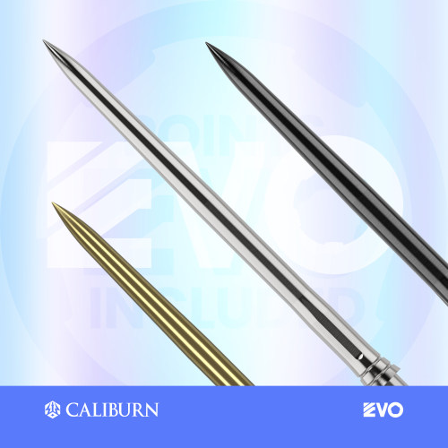 CALIBURN 九牌EVO 零过度光滑 可更换硬式镖针 通用普通硬镖