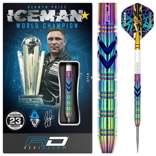 RED DRAGON GERWYN PRICE IONIC DARTS 普莱斯彩钛直筒钨钢飞镖