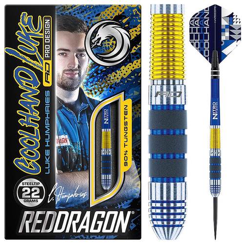 RED DRAGON LUKE HUMPHRIES DARTS 卢克汉弗莱斯双色镀钛专业飞镖