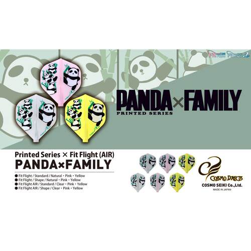 COSMO Fit Flight (AIR) Printed Series｜PANDA×FAMILY 尾翼