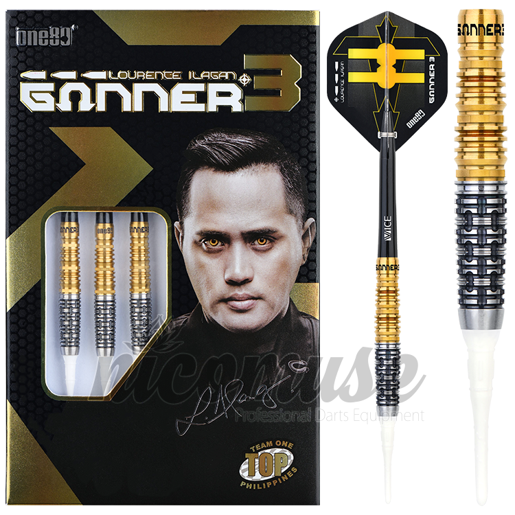 ONE80 Gunner III Lourence Ilagan软镖18g 20g 22g 硬镖22 23 24