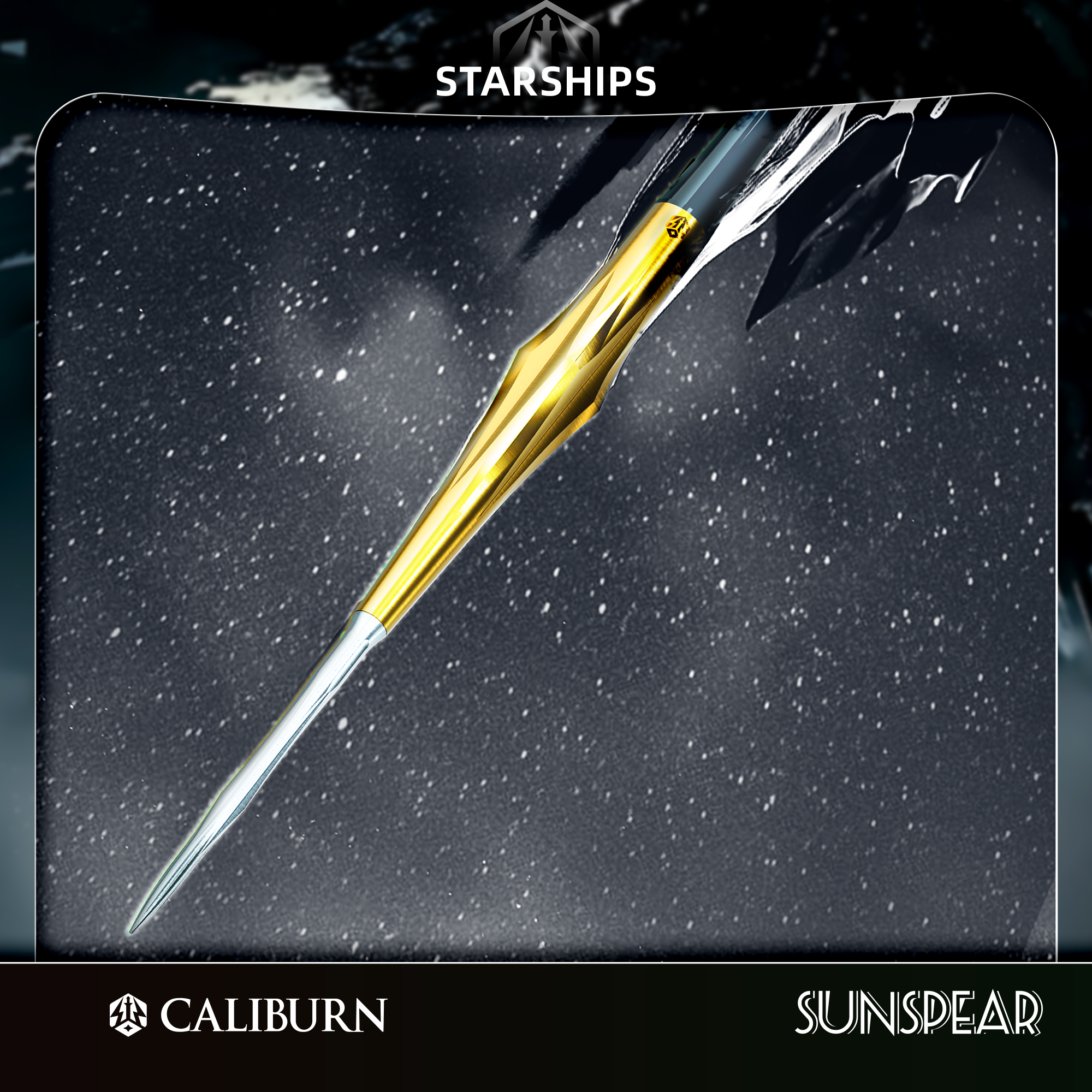 CALIBURN 九牌 星舰系列 Sunspear 95%钨钢 专业EVO飞镖2025新款