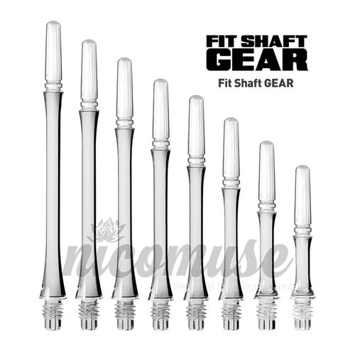 FIT SHAFT GEAR SLIM 细腰型 透明色 树脂飞镖杆 旋转型/自锁型