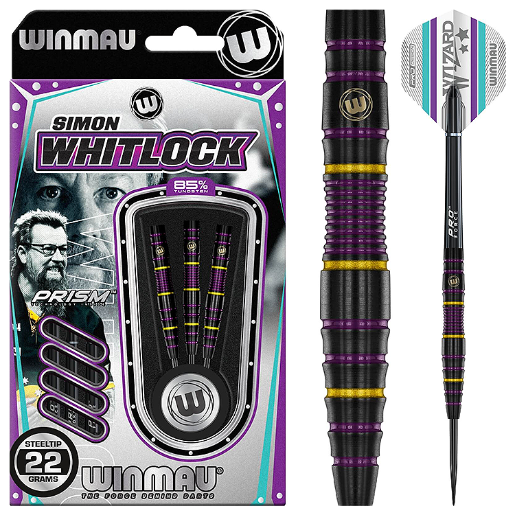 WINMAU Simon Whitlock Wizard怀特洛克鱼雷钨钢飞镖黑钛巫师款-封面