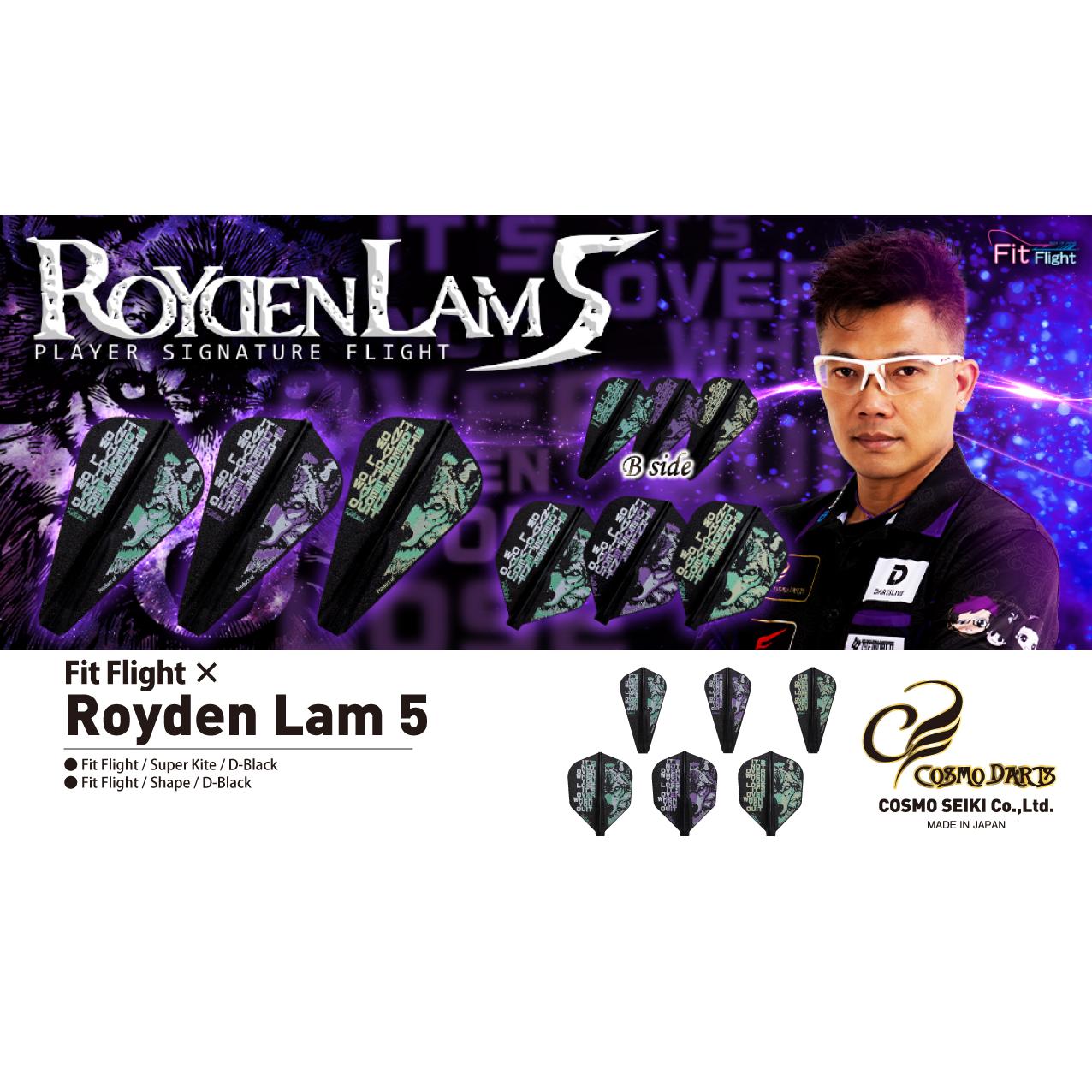 COSMO Fit Flight × Royden Lam 5 林鼎志 五代小方形窄形飞镖翼